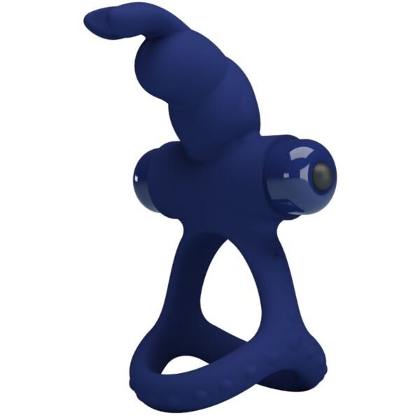PRETTY LOVE - LUCHITO ANEL VIBRANTE DUPLO COELHO AZUL - Image 2