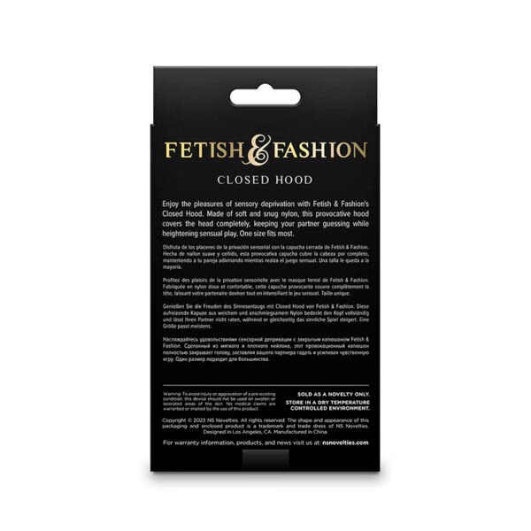 NS NOVELTIES - FETISH & FASHION CAPUZ FECHADO NYLON BRANCO - Image 3