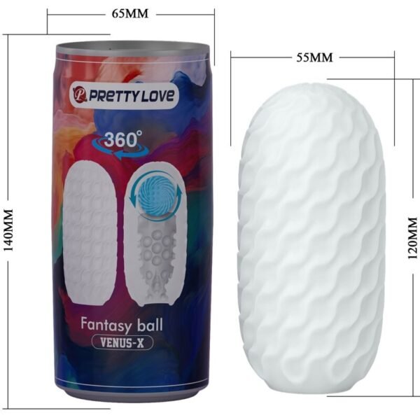 PRETTY LOVE - VENUS X MASTURBADOR MASCULINO MODELO 2 BRANCO - Image 6