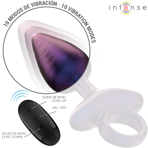 INTENSE - MICHAEL VIBRADOR ANAL PLUG MODELO 2 CONTROLE REMOTO - Image 8