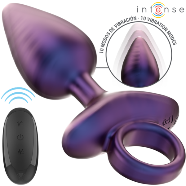 INTENSE - MICHAEL VIBRADOR ANAL PLUG MODELO 2 CONTROLE REMOTO - Image 3
