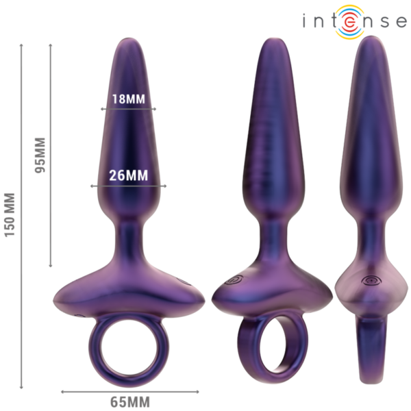 INTENSE - MARLON VIBRADOR ANAL PLUG MODELO 4 CONTROLE REMOTO - Image 4