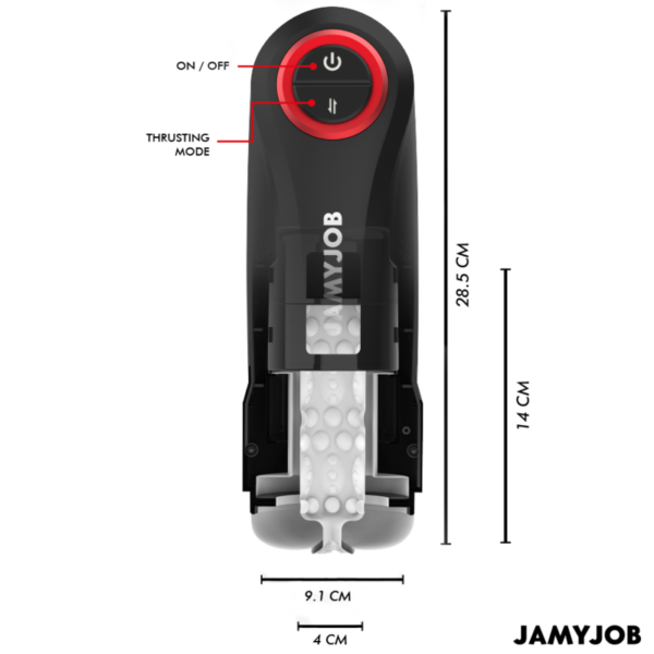 JAMYJOB - MASTURBADOR AUTOMÁTICO DE VAGINA POR GRAVIDADE 5 MODOS DE SUCÇÃO - Image 4