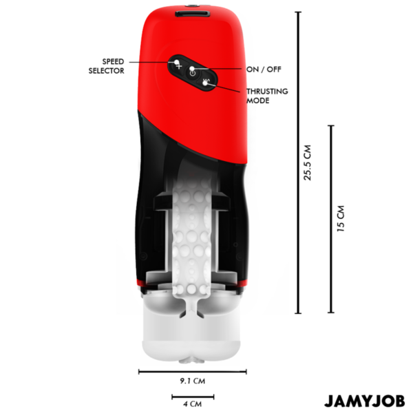 JAMYJOB - MASTURBADOR AUTOMÁTICO DE VAGINA XPEED 5 MODOS DE IMPULSO E EFEITO SOM - Image 4