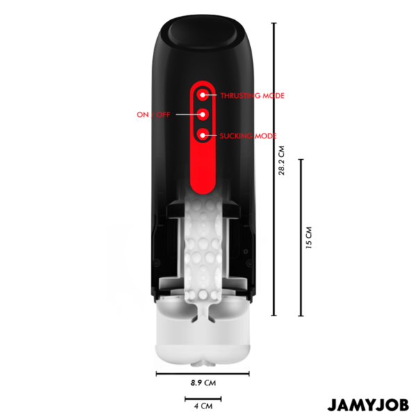 JAMYJOB - MASTURBADOR AUTOMÁTICO PHANTOM VAGINA 5 MODOS DE SUCÇÃO E IMPULSO - Image 4