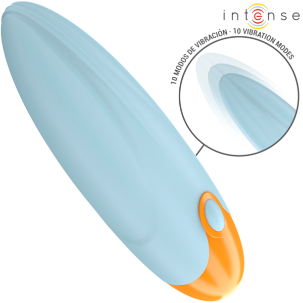 INTENSE - MIKE VIBRATING BULLET 10 VIBRAÇÕES CONTROLE REMOTO AZUL - Image 2