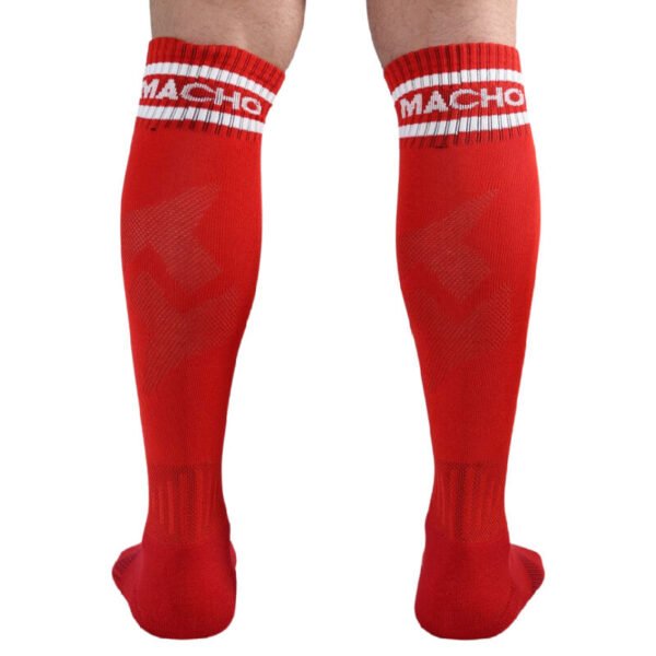 MACHO - MEIAS COMPRIDAS TAMANHO ÚNICO VERMELHO - Image 3
