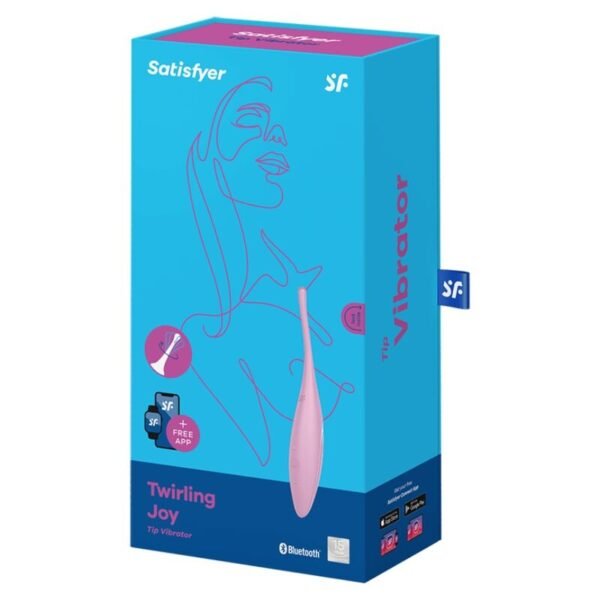 SATISFYER - VIBRADOR TWIRLING JOY CLIT TIP ROSA - Image 4