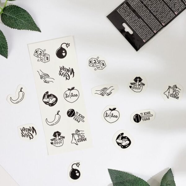 SECRET PLAY - CONJUNTO DE 10 TATUAGENS TEMPORRIAS DA COLEO PICANTE - Image 3
