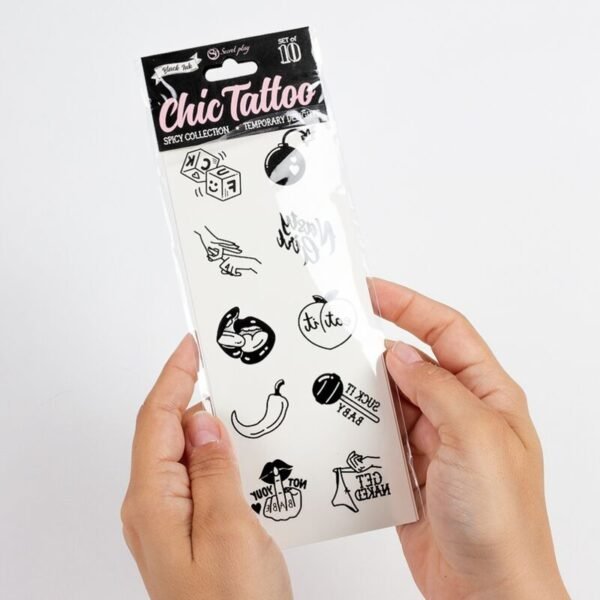 SECRET PLAY - CONJUNTO DE 10 TATUAGENS TEMPORRIAS DA COLEO PICANTE - Image 4