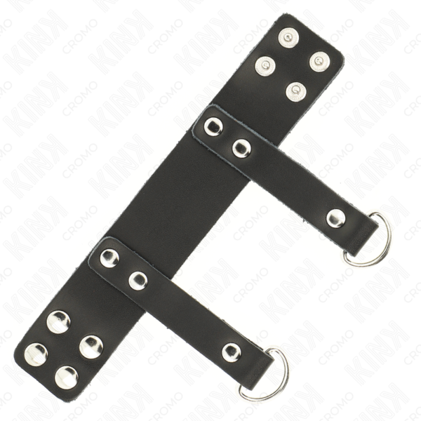 KINK - ANEL PARA PÊNIS COM ANÉIS EM FORMA DE "D" 18,5 X 3,3 CM - Image 4