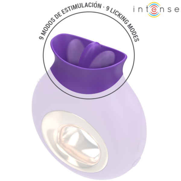 INTENSE - ESTIMULADOR DE CLITÓRIS TULI 9 VIBRAÇÕES E 9 OSCILAÇÕES ROXO - Image 5