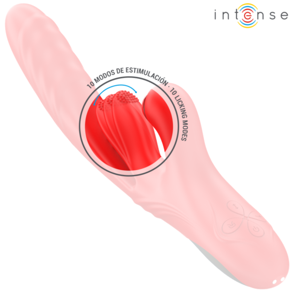 INTENSE - KAROL MULTIFUNÇÃO VIBRADOR IMPULSO & ESTIMULAÇÃO & SUCÇÃO VERMELHO - Image 5