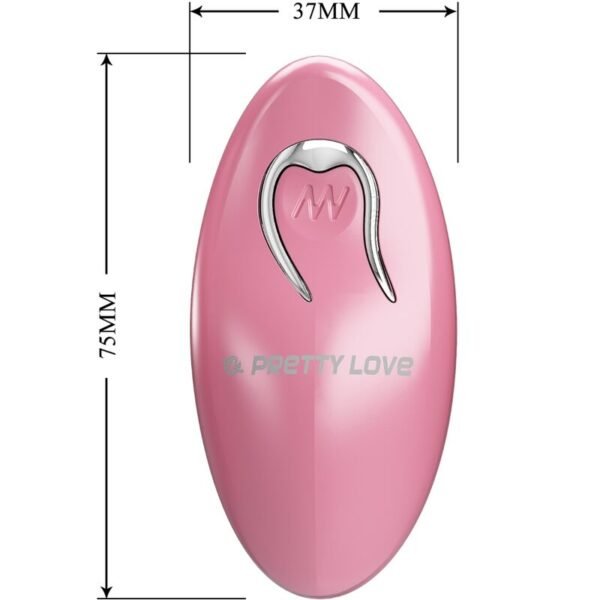PRETTY LOVE - CAILEY NIPPLE CLAMPS 10 VIBRAÇÕES CONTROLE REMOTO ROSA - Image 4