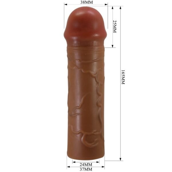 PRETTY LOVE - MANGA PENIS NILE COM EXTENSÃO DE 2,5 CM MULATO - Image 5