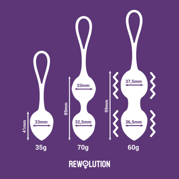REWOLUTION - REWOBEADS BOLAS VIBRATÓRIAS CONTROLE REMOTO COM TECNOLOGIA WATCHME - Image 7