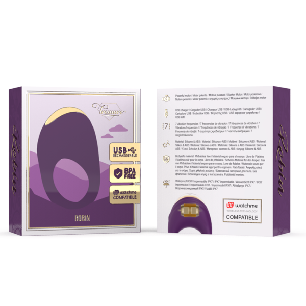 TREASURE - ROBIN VIBRATING RING WATCHME WIRELESS TECHNOLOGY COMPATÍVEL - Image 7