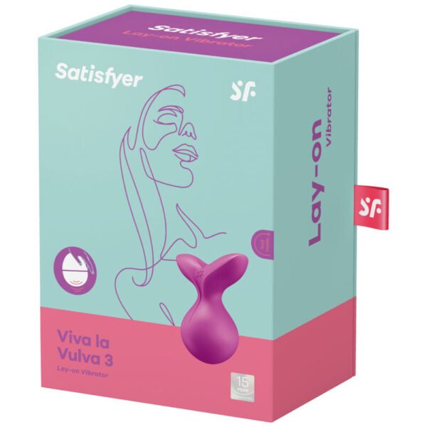 SATISFYER - VIBRADOR VIVA LA VULVA 3 LAY-ON VIOLETA - Image 4