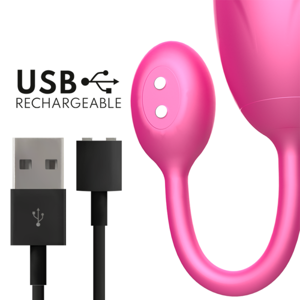ONINDER™ - OVO VIBRATÓRIO DENVER ROSA 7 X 2,7 CM APLICATIVO GRATUITO - Image 7