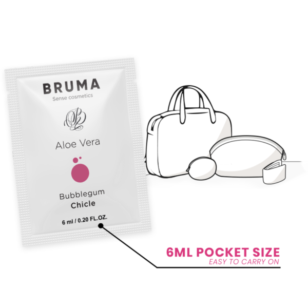 BRUMA - GEL DESLIZANTE DE ALOE VERA SABOR BUBBLEGUM 6 ML - Image 5