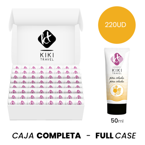 MOQ 220 - KIKÍ TRAVEL LUBRIFICANTE À BASE DE ÁGUA SABOR FRUTAS TROPICAIS - 50 ML