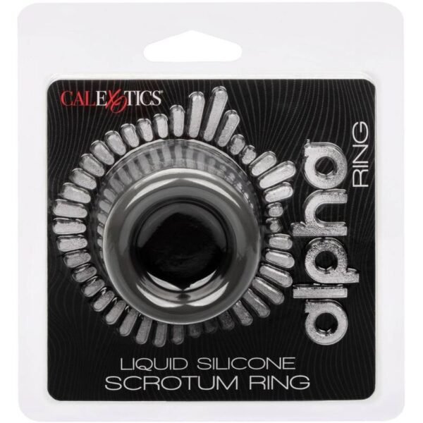 CALEXOTICS - ALPHA ANEL DE ALONGAMENTO SCROTUM PRETO - Image 2