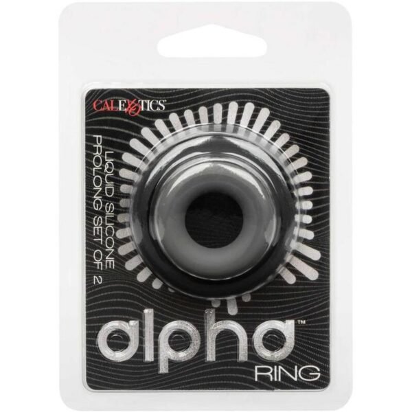 CALEXOTICS - ALPHA CONJUNTO PROLONG DE 2 ANÉIS CINZA - Image 2
