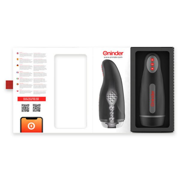 ONINDER - SEUL MASTURBADOR MASCULINO RECARREGÁVEL 10 VELOCIDADES - APLICATIVO GRATUITO - Image 8