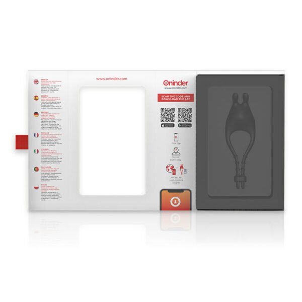 ONINDER - ANEL VIBRADOR AJUSTÁVEL RECARREGÁVEL PAMPA COM ESTIMULADOR DE CLITÓRIS 10 VELOCIDADES - APLICATIVO GRATUITO - Image 8