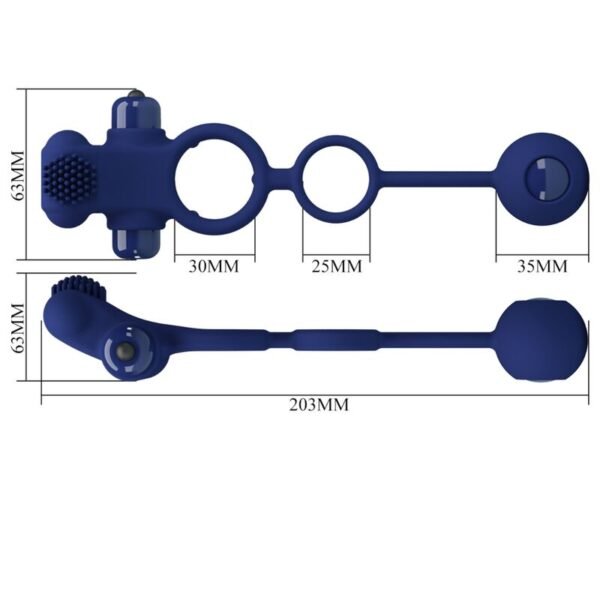 PRETTY LOVE - REMINGTON ANEL VIBRADOR DUPLO COM PLUG AZUL - Image 6