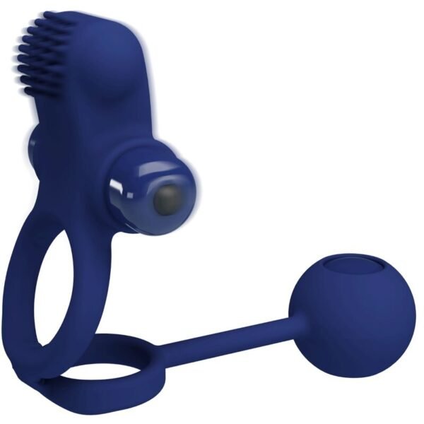 PRETTY LOVE - REMINGTON ANEL VIBRADOR DUPLO COM PLUG AZUL - Image 4