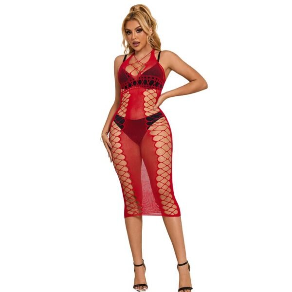 SUBBLIME - 952327 VESTIDO LONGO RED FISHNET TAMANHO ÚNICO - Image 2