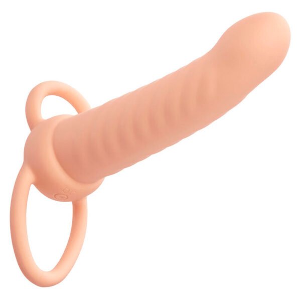 CALEXOTICS - MAXX RIBBED DUAL PENETRATOR 10 VIBRAÇÕES CARNE - Image 2