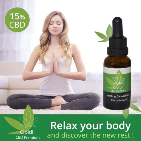500 COSMETICS - CIBIDIL ÓLEO RELAXANTE CBD 15% 30 ML - Image 4