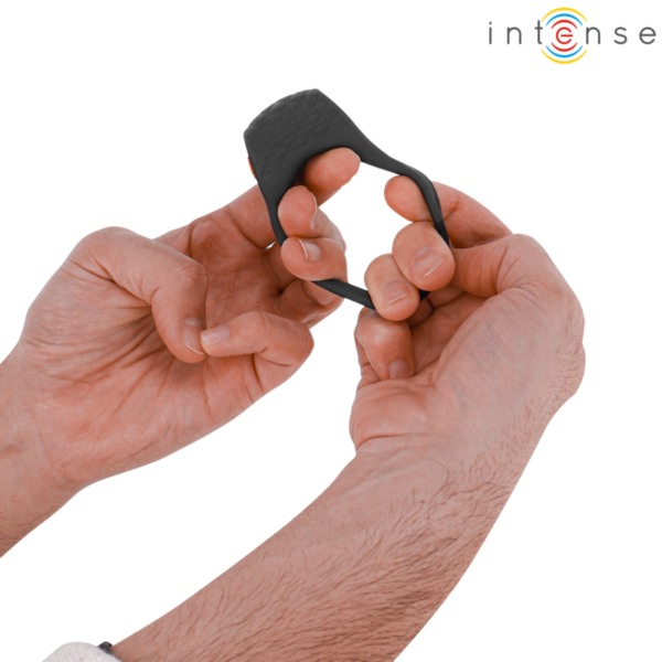 INTENSE - CLOVER VIBRADOR ANEL PENIS 10 VIBRAÇÕES PRETO - Image 6