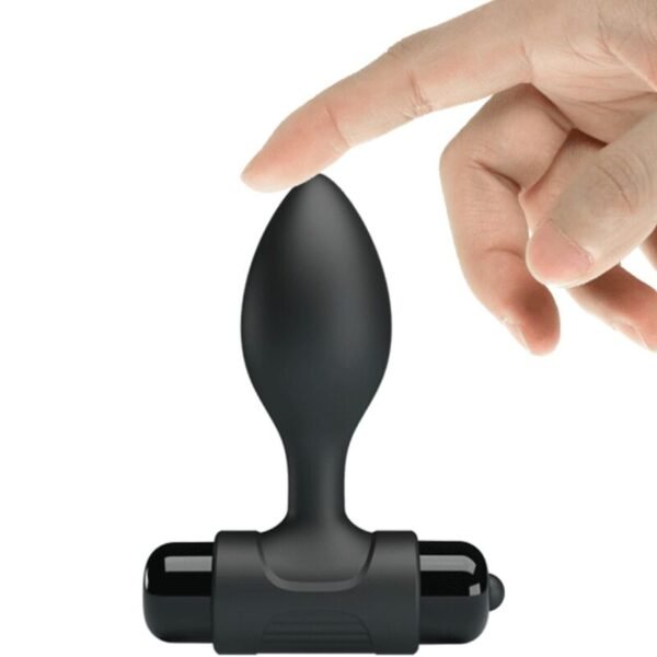 PRETTY LOVE - VIBRA BUTT 10 VIBRAÇÕES PLUG ANAL PRETO - Image 4