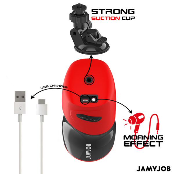 JAMYJOB - MASTURBADOR AUTOMÁTICO DE VAGINA XPEED 5 MODOS DE IMPULSO E EFEITO SOM - Image 7
