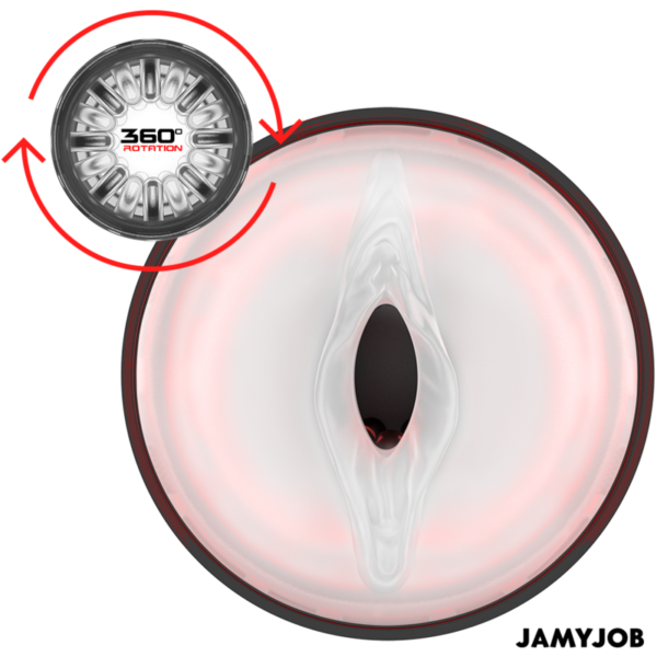 JAMYJOB - MASTURBADOR AUTOMÁTICO DE VAGINA CYCLONE 10 MODOS DE ROTAÇÃO E IMPULSO - Image 7