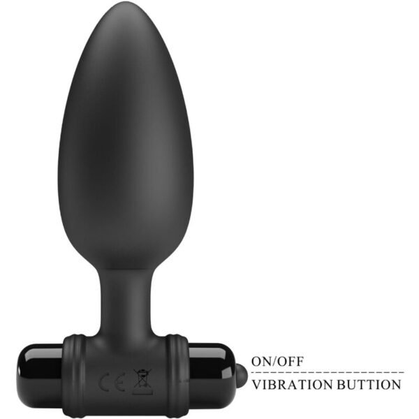 PRETTY LOVE - VIBRA BUTT PLUG 2 ANAL PLUG 10 VIBRAÇÕES PRETO - Image 4