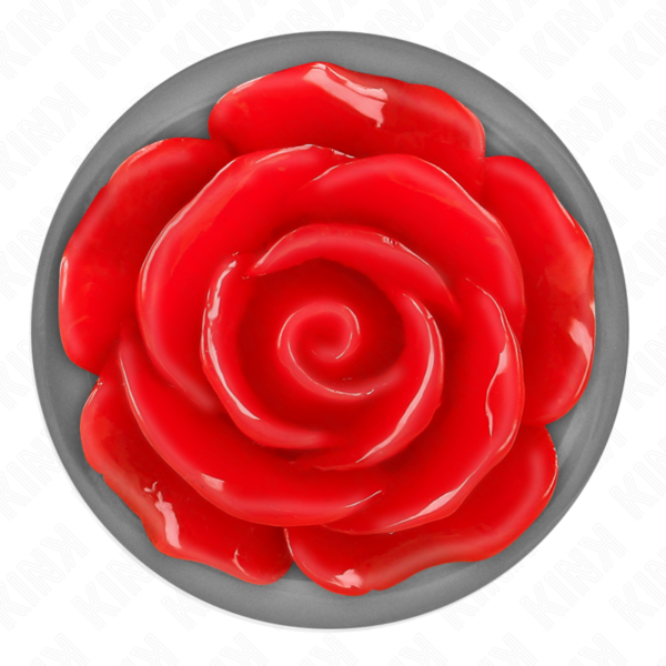 KINK - PLUG ANAL ROSA VERMELHO TAMANHO M - Image 5