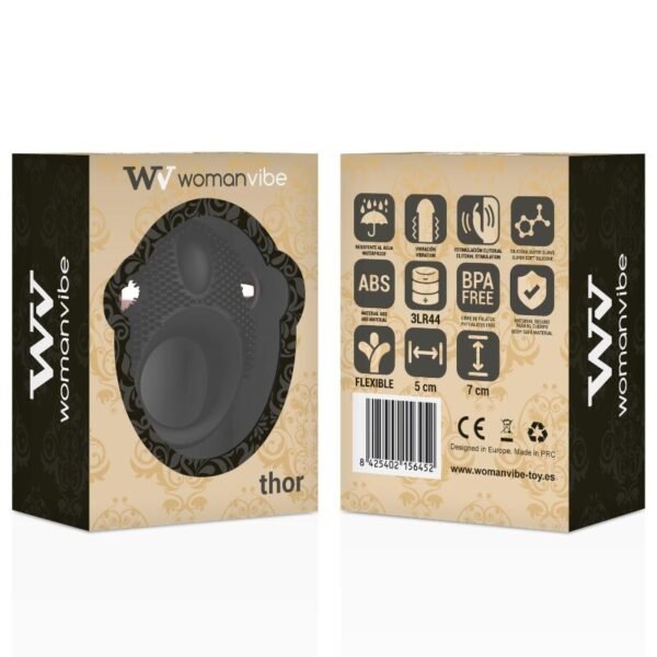 WOMANVIBE - ANEL VIBRADOR DE SILICONE THOR - Image 7
