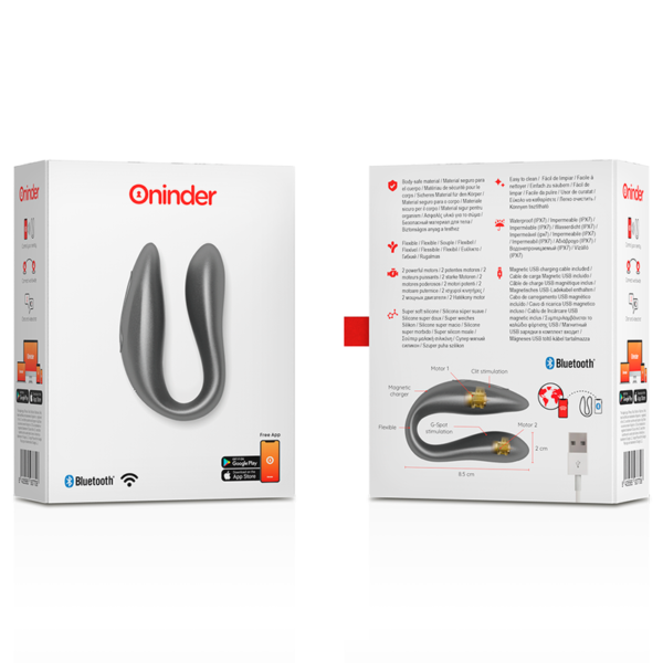 ONINDER™ - LISBOA G-SPOT & CLITORAL STIMULATOR BLACK - APLICAÇÃO GRATUITA - Image 7