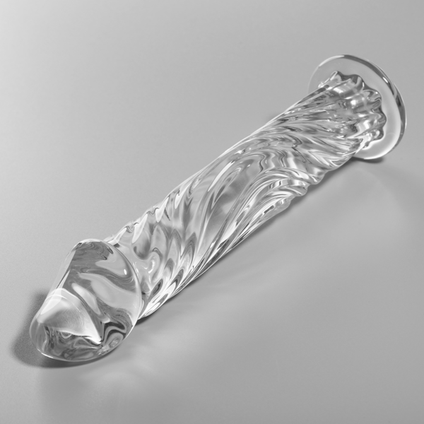 NEBULA SERIES BY IBIZA - MODELO 12 DILDO VIDRO BOROSILICADO TRANSPARENTE 17 CM -O- 3.5 CM - Image 2
