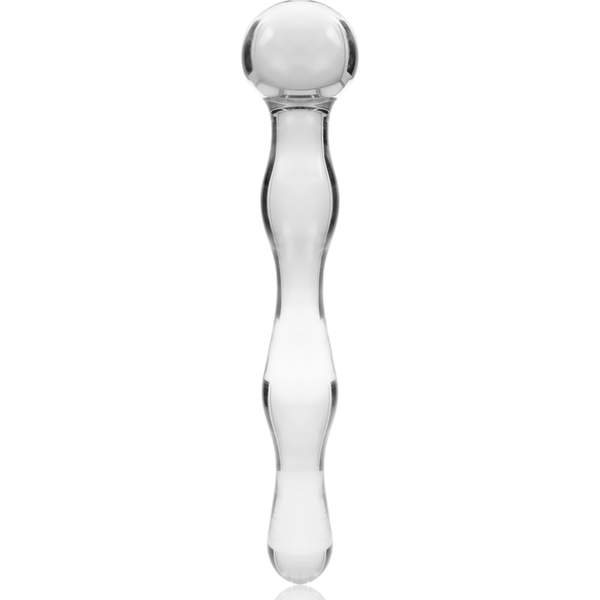 NEBULA SERIES BY IBIZA - MODELO 13 DILDO VIDRO BOROSILICADO TRANSPARENTE 18 CM -O- 3.5 CM - Image 5