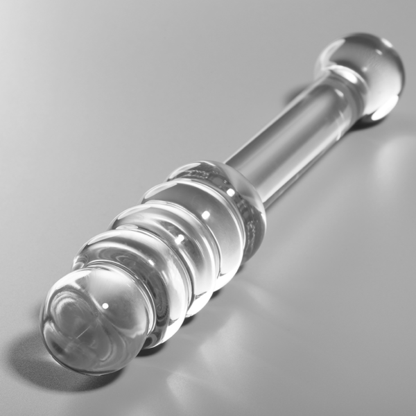 NEBULA SERIES BY IBIZA - MODELO 20 DILDO VIDRO BOROSILICADO TRANSPARENTE 20.5 CM -O- 3 CM - Image 2