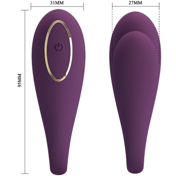 PRETTY LOVE - AUGUST VIBRADOR DE PRAZER DUPLO GLOBAL REMOTO - Image 3