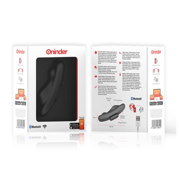ONINDER - VIBRADOR RECARREGÁVEL MANILA PANTY 9 VELOCIDADES 9,6 CM X 2,6 CM - APLICATIVO GRATUITO - Image 8