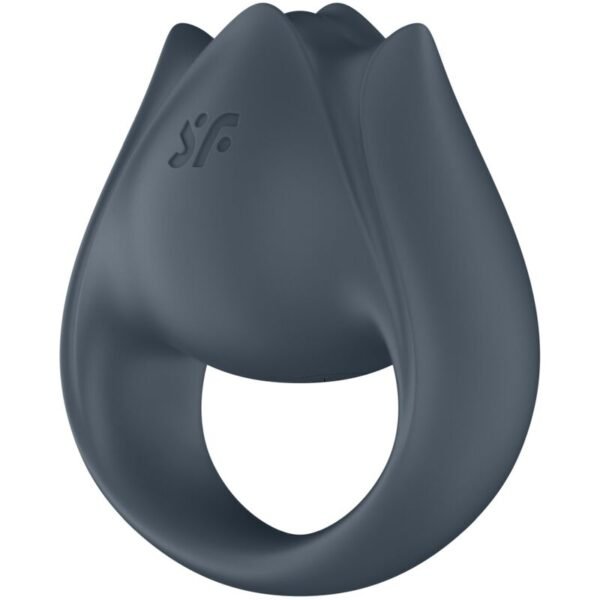 SATISFYER - PERFECT PAIR 2 MULTIVIBRANTES 2 EM 1 ANEL PARA PÊNIS E ESTIMULADOR DE DEDO CINZA - Image 6
