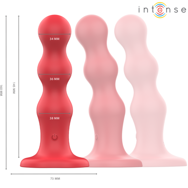 INTENSE - CODY VIBRADOR COM VENTOSA VERMELHO CONTROLE REMOTO - Image 2