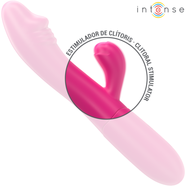 INTENSE - IVY VIBRADOR FLEXÍVEL 10 VIBRAÇÕES COM LÍNGUA ESTIMULANTE ROSA - Image 5